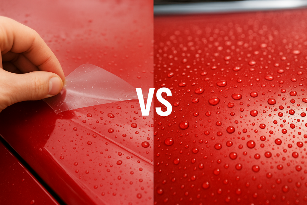 PPF vs Ceramic Coating 2 PPF vs Ceramic Coating